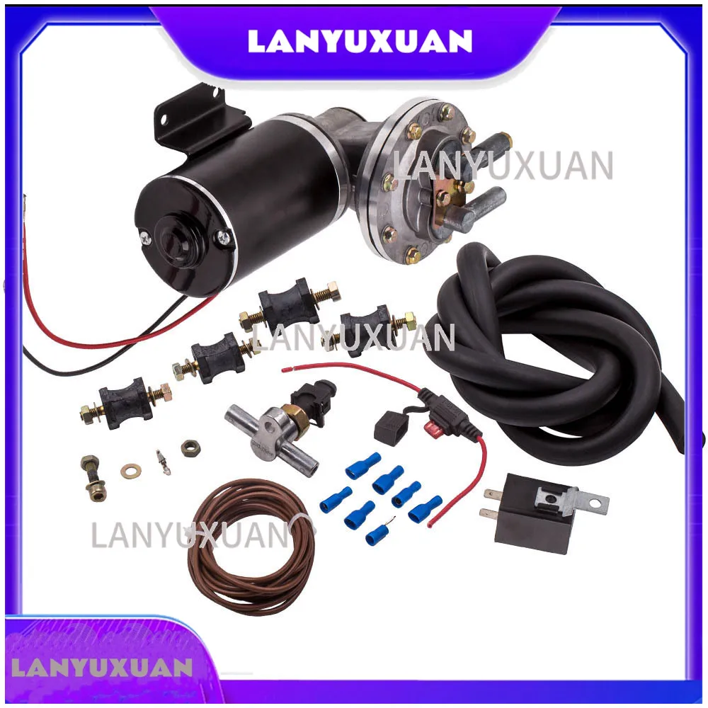 2026 12 Volt Electrical Power Brake Booster Vacuum Pump w/Pressure Switch 18