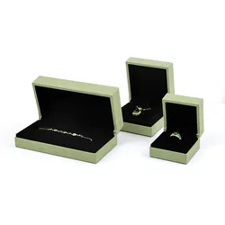 Jewelry Packaging Box Velvet Ring Box Necklace Case Bracelet Jewelry Storage Container Wholesale