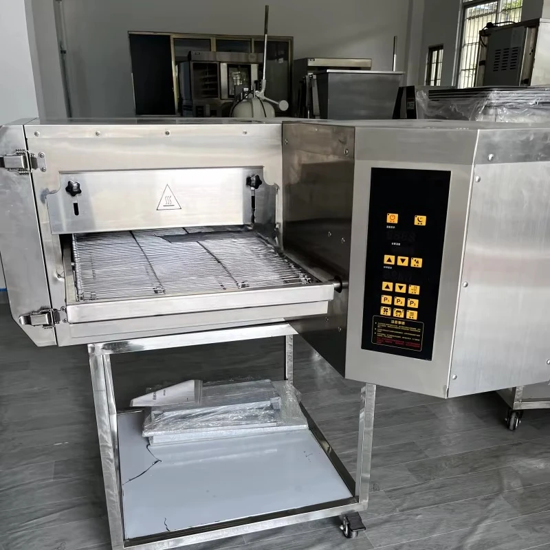 Hot Air Circulation Oven Commercial Baked Pizza Oven Track Pizza Gas Cooker Cooking Conveyor Pizza Toaster Oven
