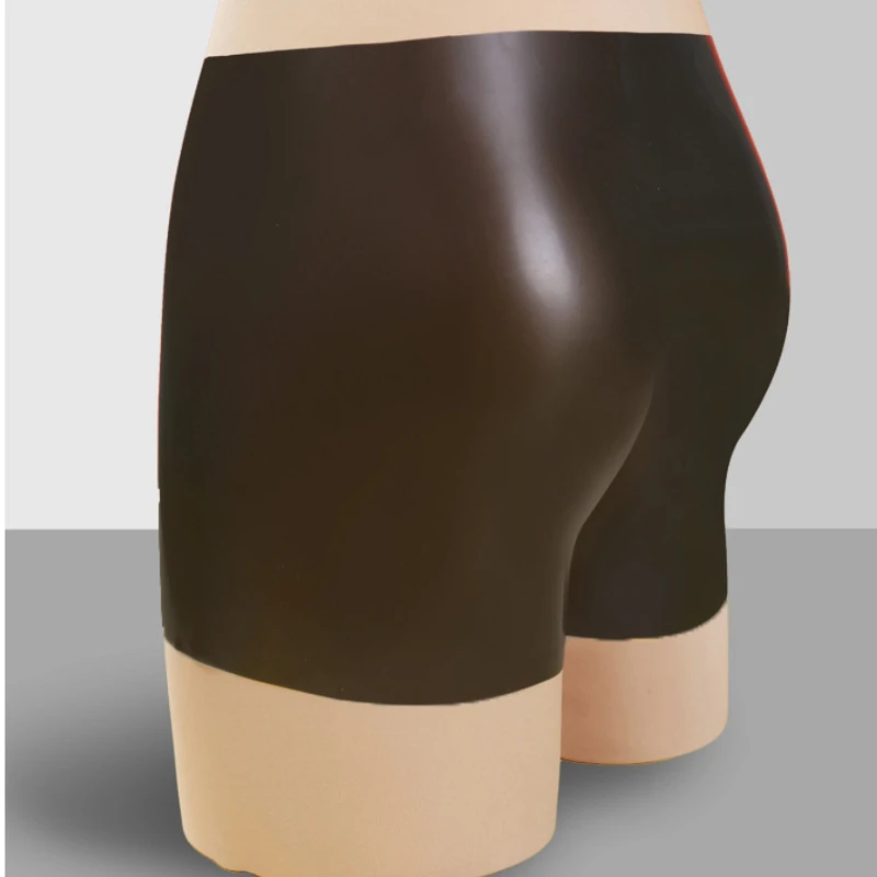 

Fetish Latex Tight Panties Men Rubber Elastic Pouch Translucent Boxers Shorts DJ Club Bar Show Costumes Private Party Lingerie