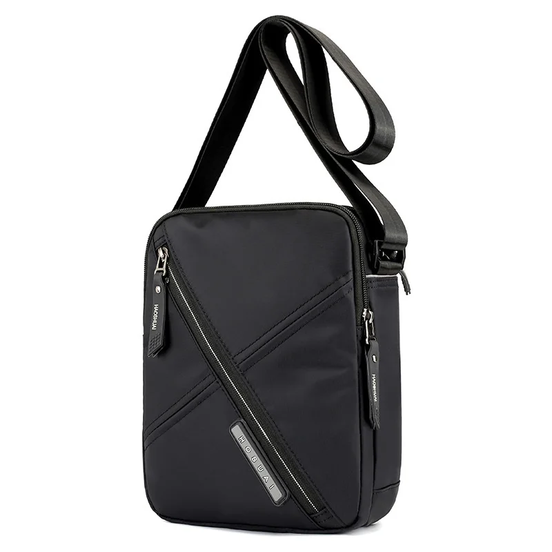 Bolsa de mensajero de un solo hombro para hombre y mujer, bolso de viaje de ocio a la moda, bolso de tela de nailon impermeable para mujer, novedad