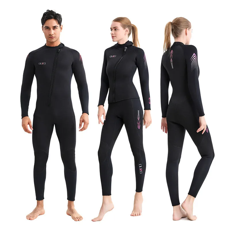 3MM Neoprene Wetsuit Women Men Surf Scuba Diving Suit Underwater Fishing Spearfishing Kitesurf Swimwear Wet Suit Equipment