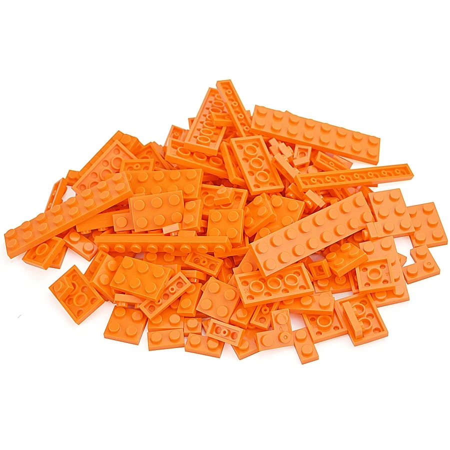 100pcs bulk teile dünne ziegel 11 größe gemischt 15 farbe bausteine figuren moc modell pädagogisches bau spielzeug für kind geschenk