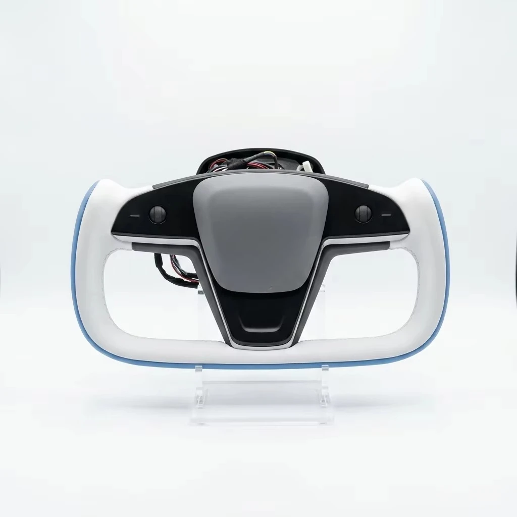 YLD Carbon  Model Y Model X  Red Performance Racing Style Custom Carbon Fiber for Heated Steering Wheel