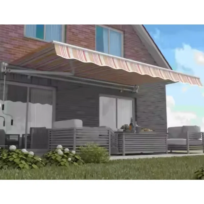 

Outdoor Window Shades and Porch Awnings Canvas for Home Aluminum