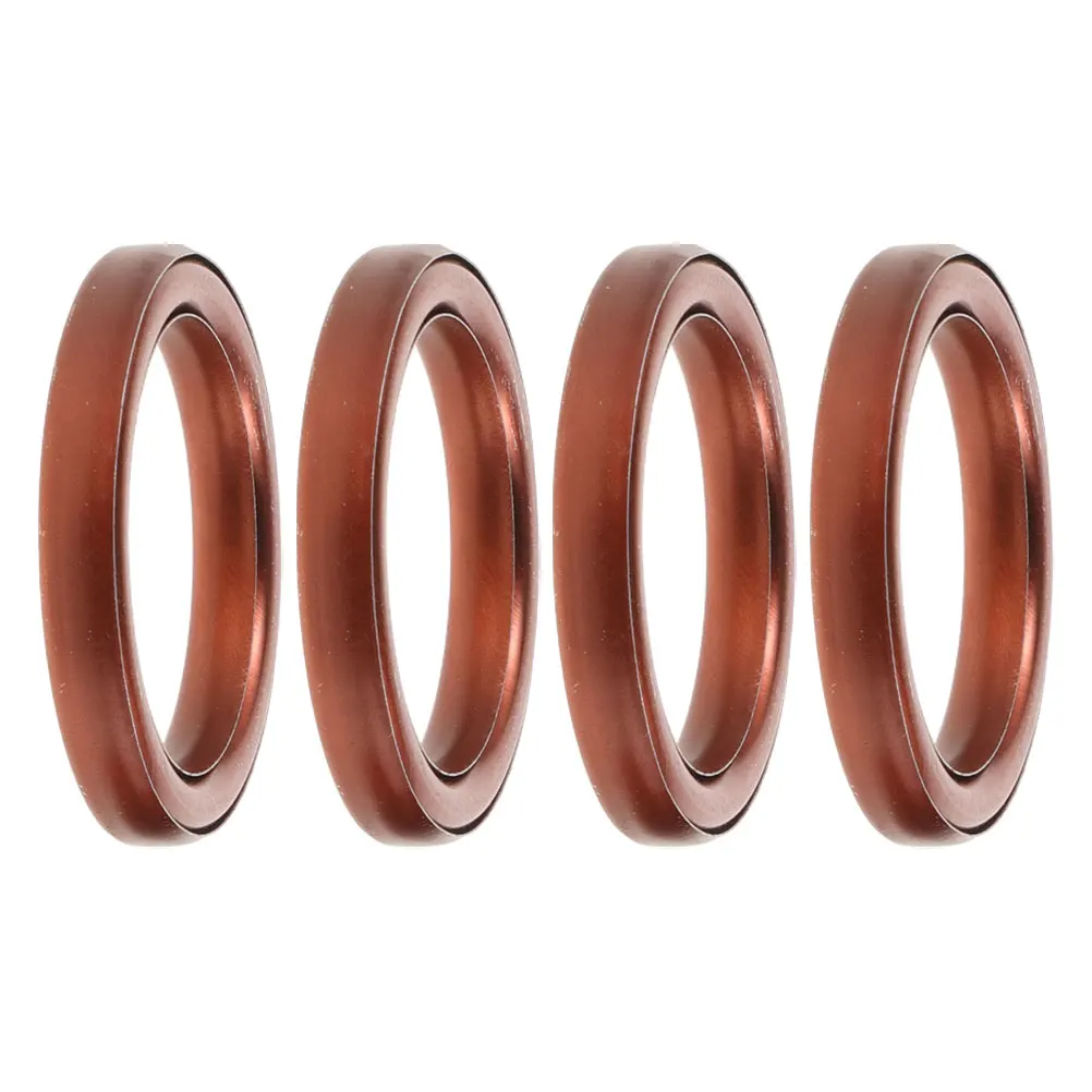 

4pcs Exhaust Gasket Copper Replacement Exhaust Gasket Washers 32mm Manifold Flange Durable Replacement Motorcycle Accessories