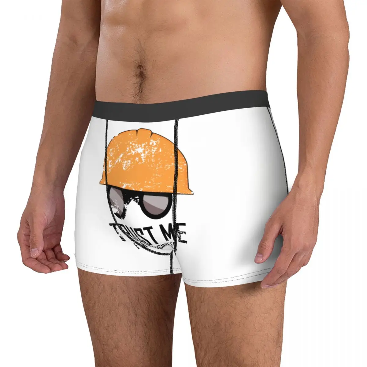 Team fortress 2 confie em mim eu sou um engenheiro roupa interior dos homens boxer briefs shorts calcinha moda cueca macia para homme