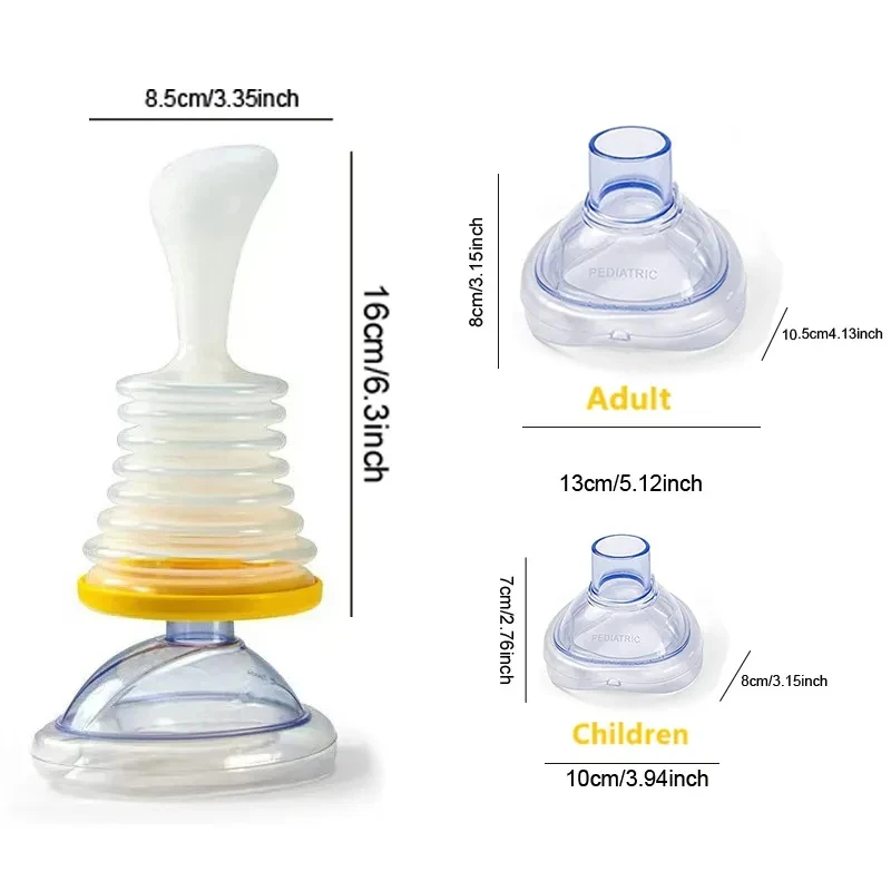 Masques anti-étouffement pour adultes et enfants, équipement de premiers soins à domicile, entraîneurs respiratoires portables, appareil portable extérieur