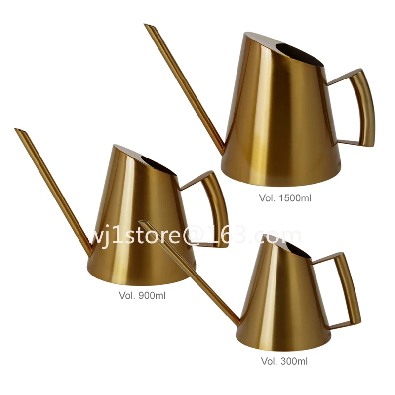 3 sizes of satin cone metal watering can garden tools for elegant satin finish and durable construction