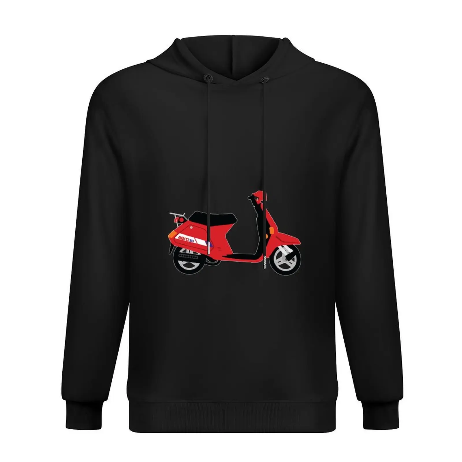 Aero 50 Scooter - هوديي أحمر ملابس رجالية أزياء رجالية ملابس رجالية ملابس رجالية هوديي