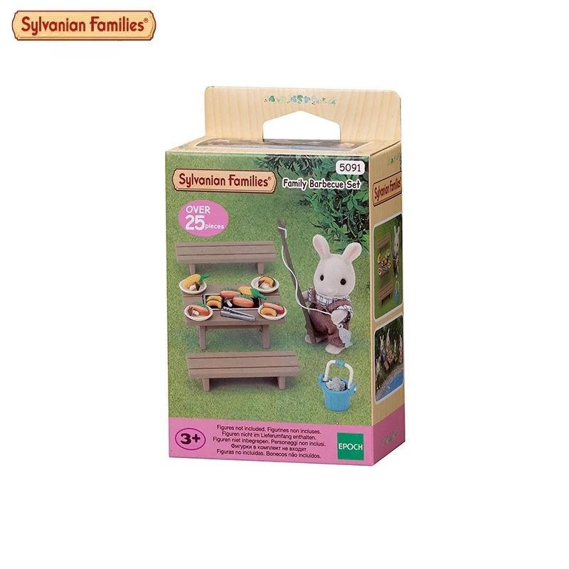 Authentische Sylvanian Families Anime Charakter Simulation Spielhaus Spielzeug Raumdekoration Spielzeug Weihnachtsgeschenk