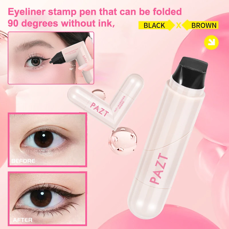 

Double Head Eyeliner Stamp Integrated Eyeliner Stamp Precise Outline Signet Long-Lasting Eyeliner Liquid Pen Makeup Cosmetics