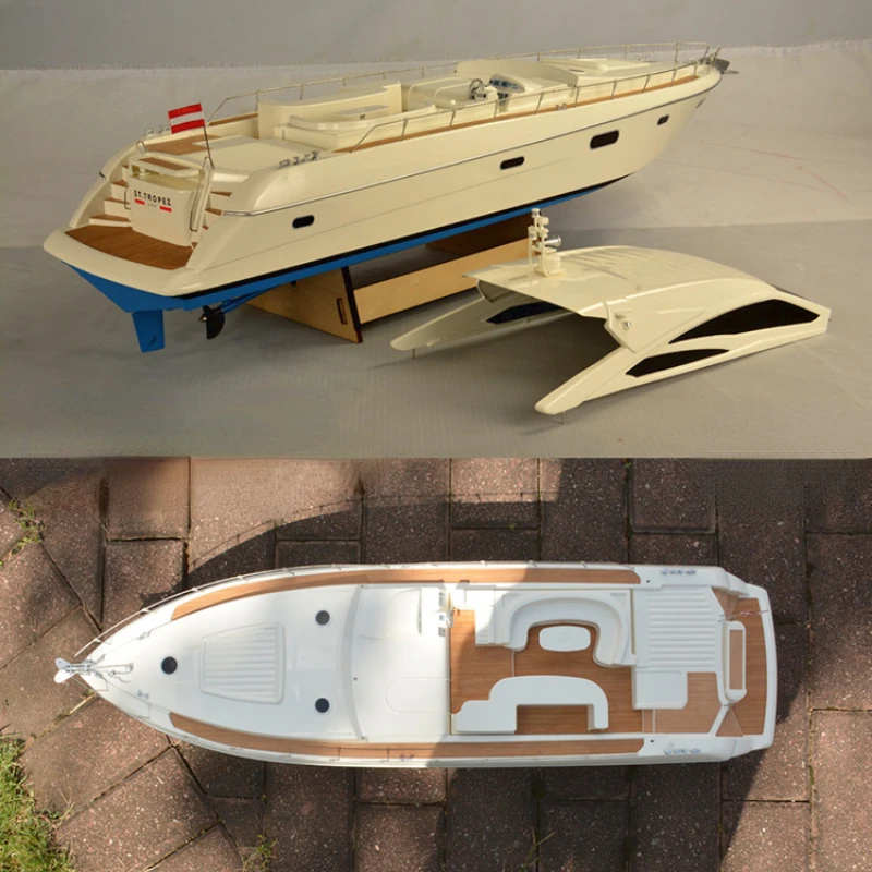 1/25 RC Ship Saint Trope Luxury Yacht Model Scale Ship Finished Product Ship Toy Gift Ship Model