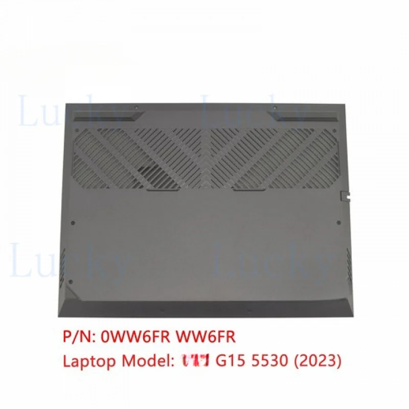 

f 0WW6FR WW6FR Black New For Dell G15 5530 Lower Bottom Base D Cover Case Shell