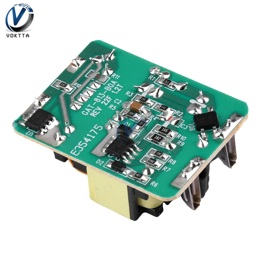 AC100-240 to DC5V Switch Power Supply Module AC-DC Power Adapter Bare Board Transformer Power Circuit Protection Board 2A 10W