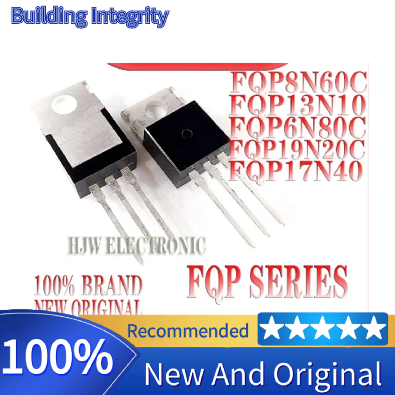 10PCS FQP13N10 TO-220 FQP13N10L FQP17N40 FQP8N60C 8N60C FQP6N80C 6N80C FQP19N20C 19N20C TO-220 FQP19N20 new MOS FET transistor