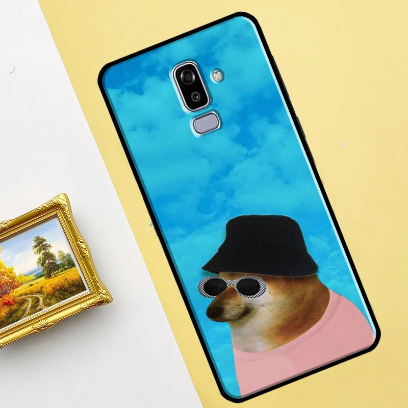 Doge Dog Cheems meme Case For Samsung Galaxy A3 A5 2017 J1 J3 J7 J5 2016 A6 A8 A7 A9 J8 J4 J6 Plus 2018 Fundas