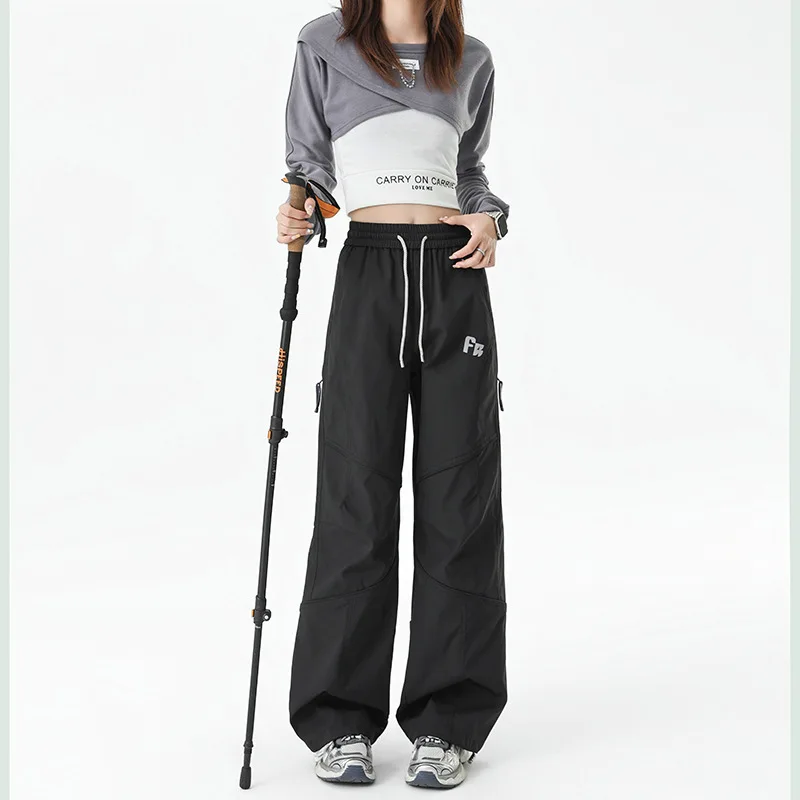 

Three Proof Assault Pants for Men and Women in Autumn Printed Trendy Brand Loose and Versatile Deconstructive Functional Hiki