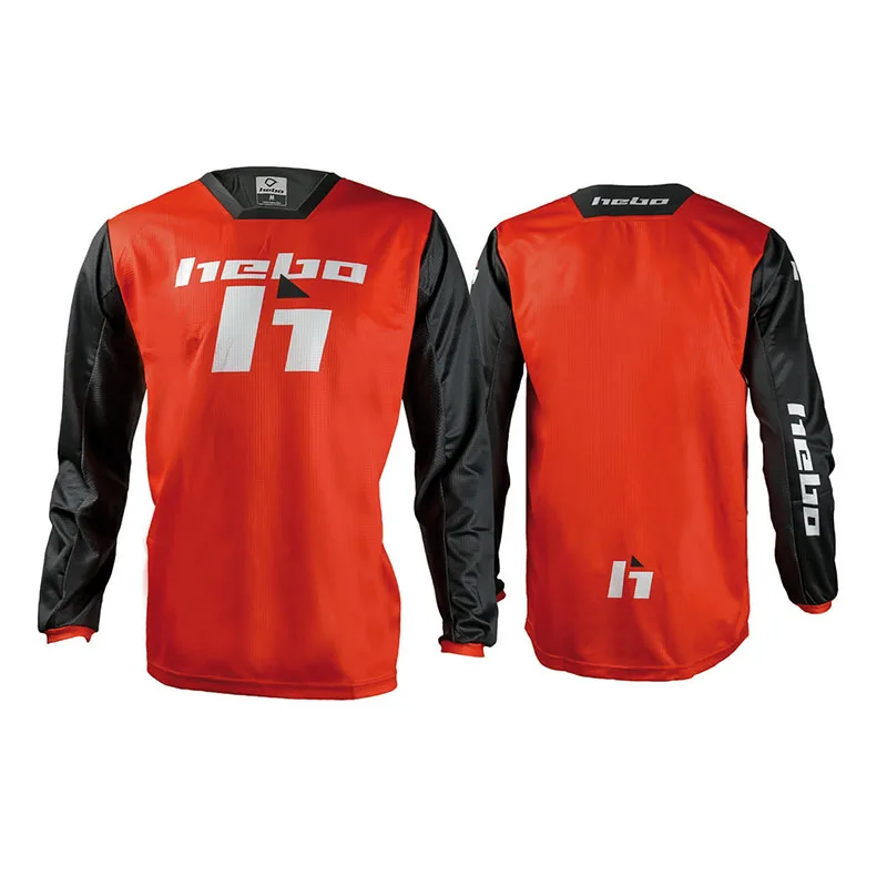 Camiseta hebo para hombre, camiseta para bicicleta de montaña BMX, camiseta de ciclismo transpirable para motocross, resistencia, carreras de descenso, unisex
