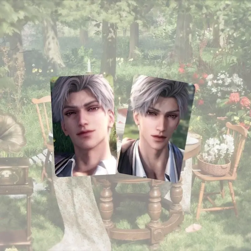 愛とディープスペースアニメスタイラス小さなカードフォトカード女の子の友人のギフト DIY ポストカードブックマークアニメアクセサリー 4 ピース/セット