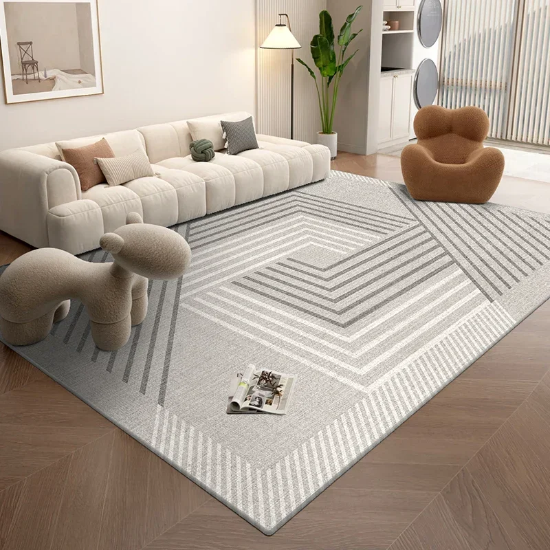 

Текстурированный коврик в скандинавском стиле для гостиной, спальни, большой нескользящий мягкий напольный коврик, который можно стирать в машине