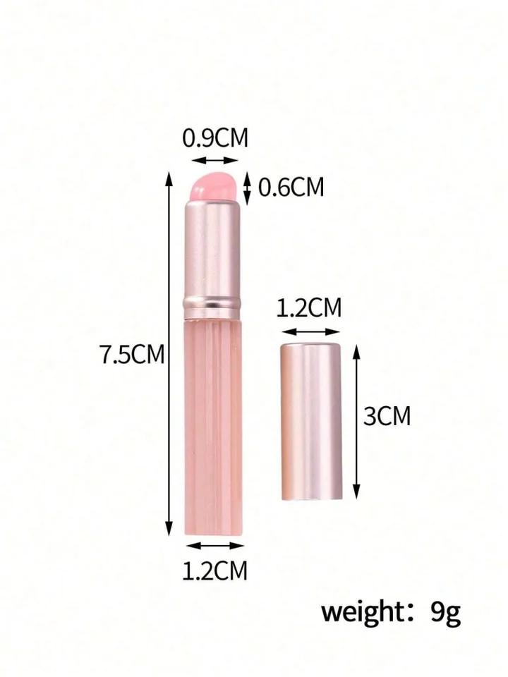 Brocha de Silicona Rosa Jelly para Arte de Uñas, Reutilizable para Aplicar Polvo de Espejo, Herramienta de Manicura, Suave y Elástica 6