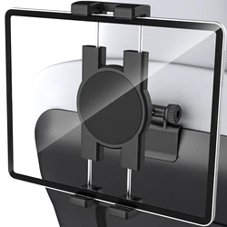 Tablet and Phone Headrest Holder for Tesla Model 3/Y, Car Rear Seat Tablet Monut with Metal Ball Design and 360 Degree Rotati