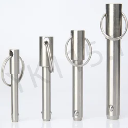 Good Quality Large Stock YK115.1 Safety Spring Lock Pin All Stainless Steel Pull Ring Quick Release Ball Lock Pins