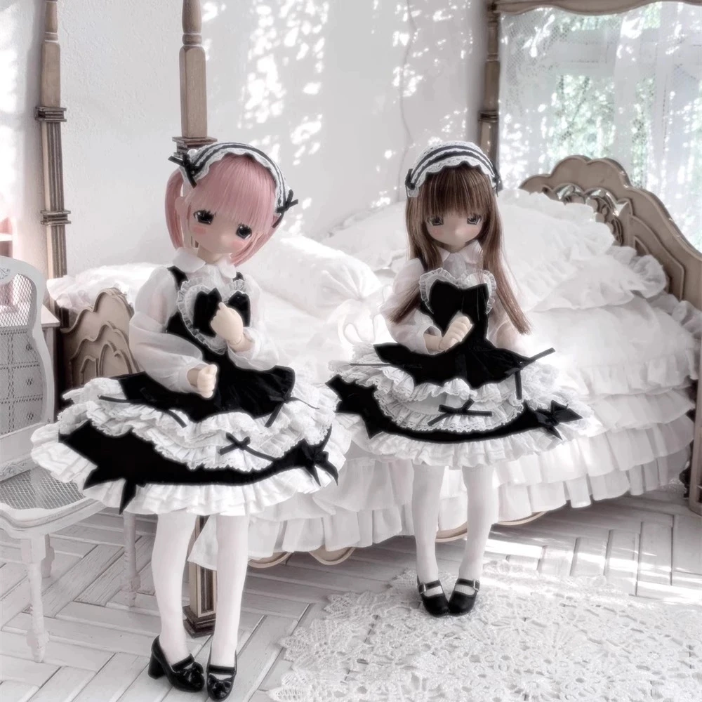 

Spot Inventory Square-Toe Multi-Color High-Heel Leather Shoes BJD Doll Shoes Azone/OB22 Black Pink Cute Daily Doll Accessories