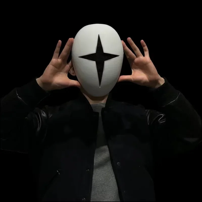 

3D Printed Masks Designer Punctuation Masquerade Mask Game Cosplay Costume Accessories Singer DJ Stage Rock Hip Hop Masks