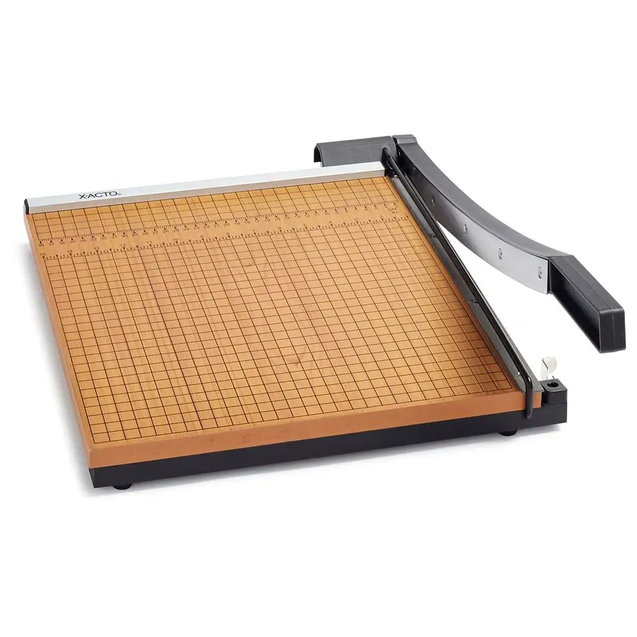 

15x15 Heavy Duty Paper Trimmer, Commercial Grade, Guillotine Paper Cutter Cuts Paper, Film, Photographs with Precision