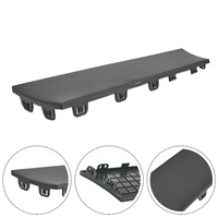 Rear Bumper Tow Bar Cover For Tesla for Model Y 2020-2021 Trim Flap Trailer Hitch Mount Cover With Hole Black Auto Parts