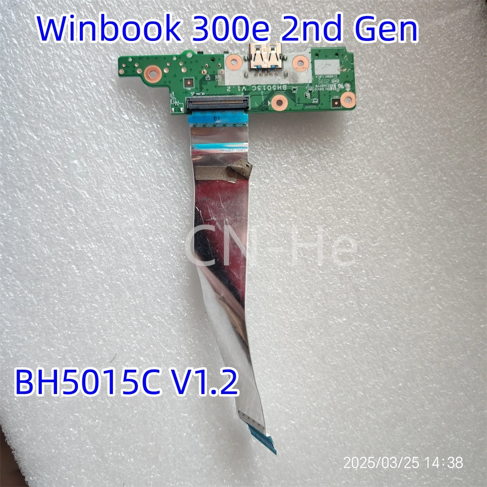 

BH5015C V1.2 для ноутбука Lenovo Winbook 300e 2-го поколения FRU 5C50S25136 USB SD-кардридер плата питания с кабелем работает отлично