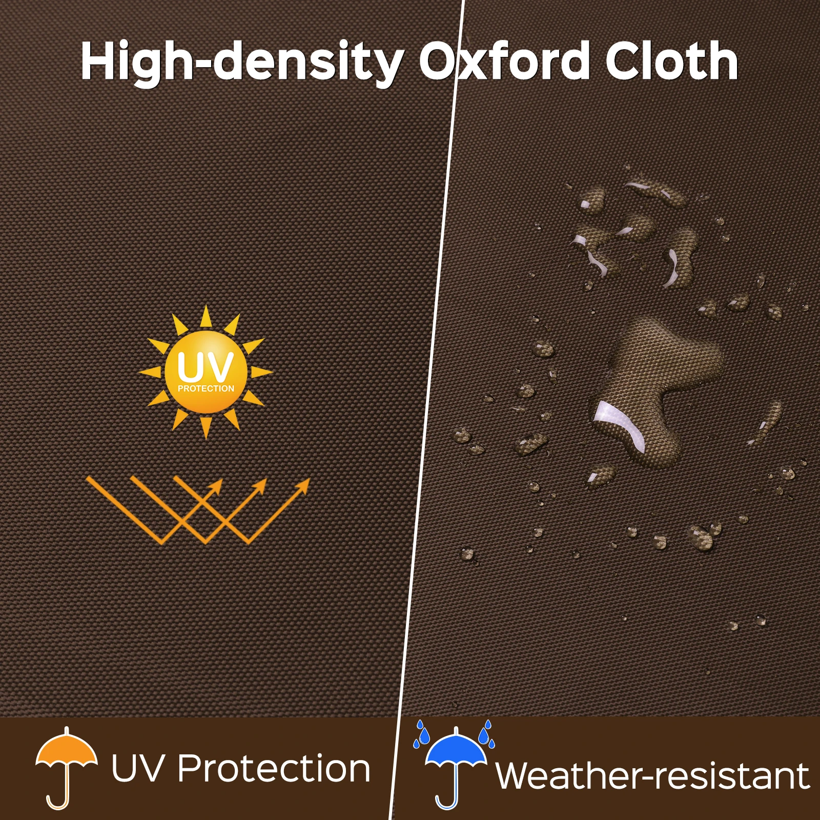 غطاء مظلة أرجوحة للفناء تتسع لـ 3 أشخاص، غطاء علوي متأرجح مقاوم للطقس ومضاد للأشعة فوق البنفسجية، متين ومستقر ومقاوم للتمزق #2