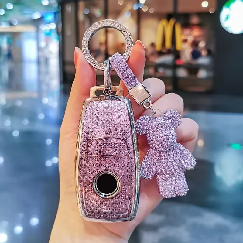 

Keycase for Mercedes Benz C E A B S Class GLE GLA GLB GLC GLS AMG W176 177 203 204 205 211 212 213 222 X167 chain shell