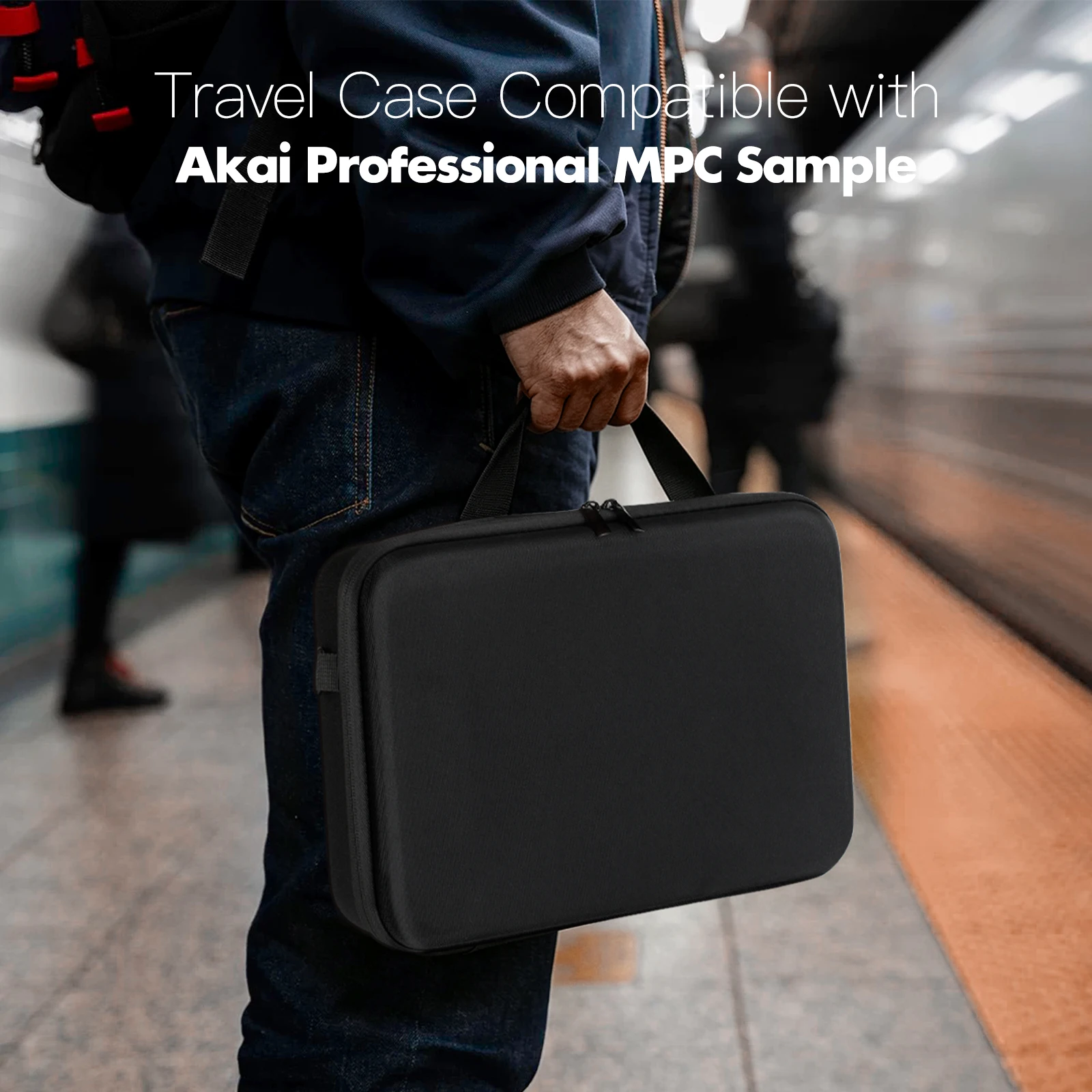 akai-professional-mpcサンプルポータブルグルーブボックスオーディオサンプラー対応ポータブルスピーカーケース（ハンドル付き）