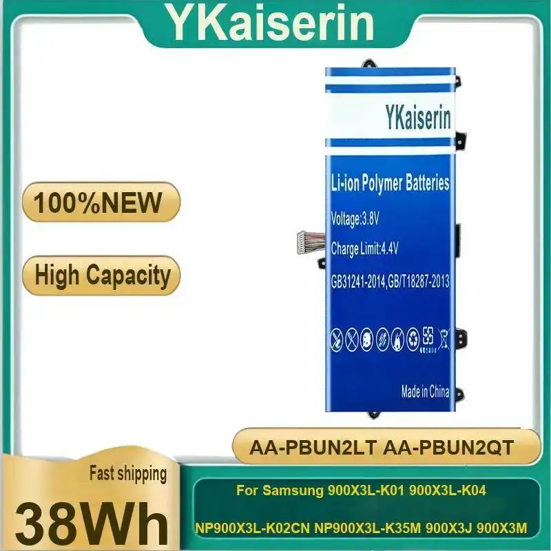 

Laptop Battery AA-PBUN2LT AA-PBUN2QT 38Wh For Samsung 900X3L-K01 900X3L-K04 NP900X3L-K02CN NP900X3L-K35M 900X3J 900X3M
