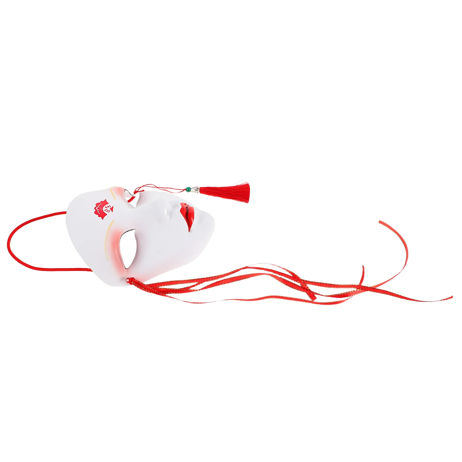 

Chinese Style Full Face Mask Hand-Painted Hanfu Cosplay Masquerade Mask Halloween Costume Stage Performance Prop