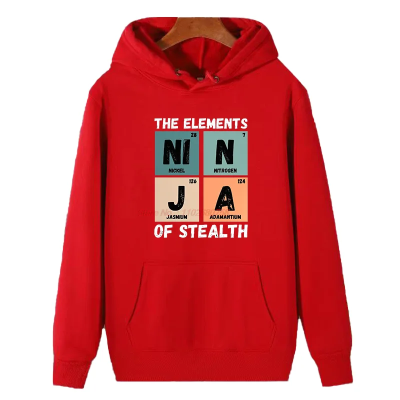 عناصر الشبح مضحك الجرافيك قمصان سويت شيرت بقلنسوة الشتاء هوديي سترة سميكة مناسبة لجميع الأعمار ملابس الشتاء الرجالية #6