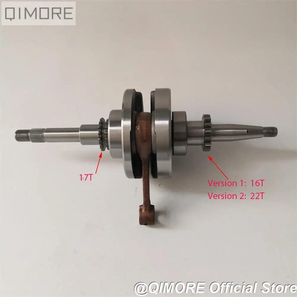 Crankshaft for Scooter ATV QUAD 4 stroke 139QMB 1P39QMB 147QMD GY6 50 60 80 cc