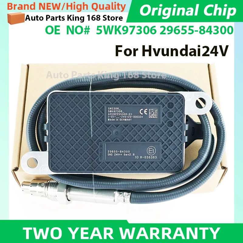 

5WK97306 29655-84300 2965584300 5WK9 7306 Original NEW Nitrogen Oxide NOx Sensor Probe Fits For Hyundai Truck 24V