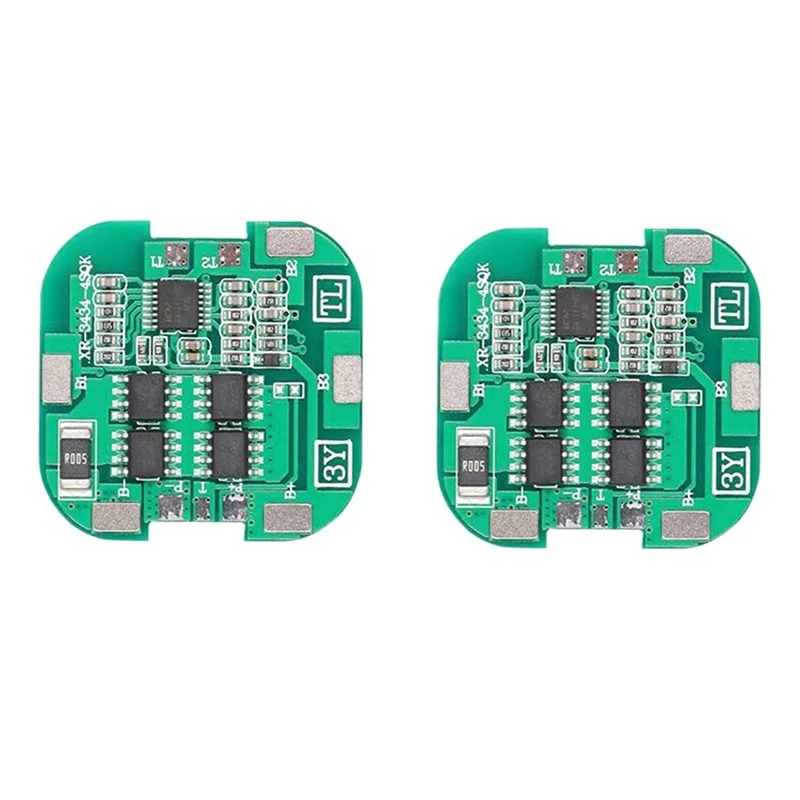 New 2Pcs 4S 8A 14.8V 18650 Li-Ion Lithium Battery Charge Board Sweeping Machine Solar Lithium Battery Protection Board