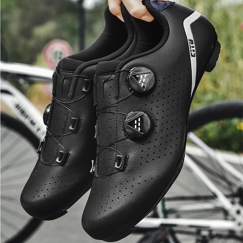 Speed Cycling Sneakers Road Bike Shoes Men Women Sports Route Cycling Shoes Self-locking Racing Bicycle Cleats Shoes for Shimano view 5