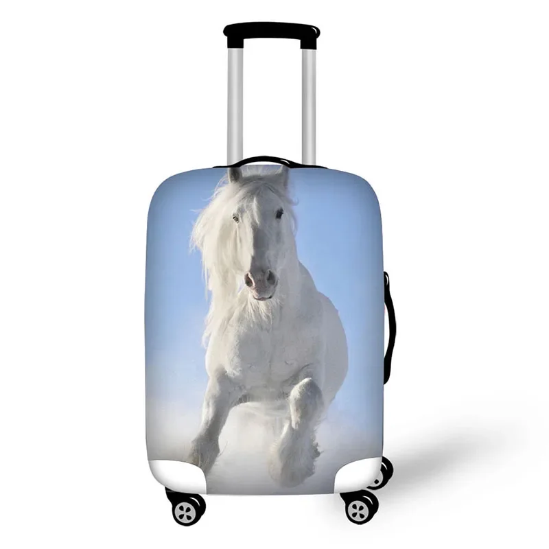 2017 Animal horse Cover for Suitcase Bags Travel Luggage Accessories for Men's Women Waterproof Protection Suitcase Case Cover