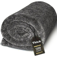 Premium Microfiber Car Towel, 1200 Gsm, Dual-Sided Absorbent, Quick Drying, Large Size Ideal for Auto Care & Cleaning