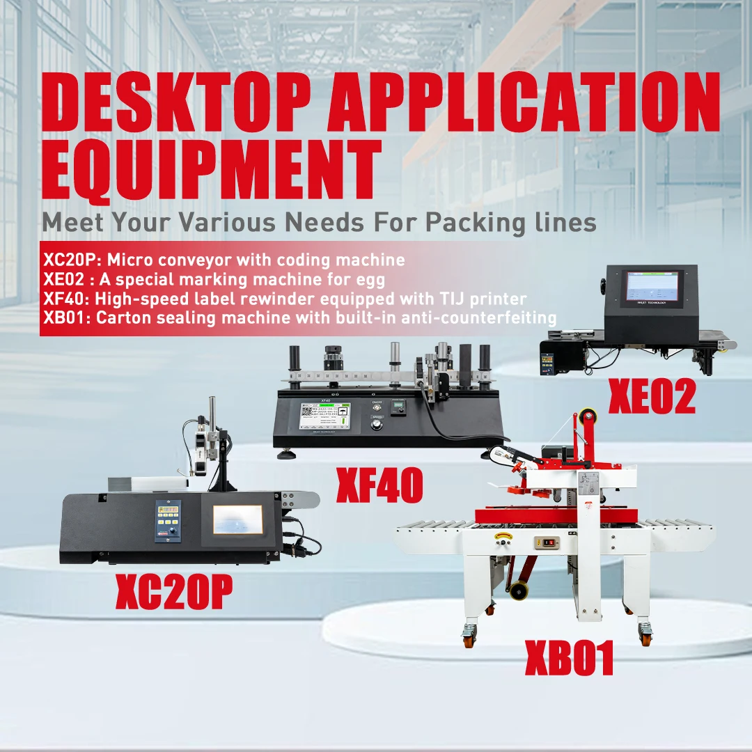 Docod XD10 Automatic Desktop Static Thermal Inkjet Printer Portable Plastic Date Batch Logo Coding Machine with TIJ Printer