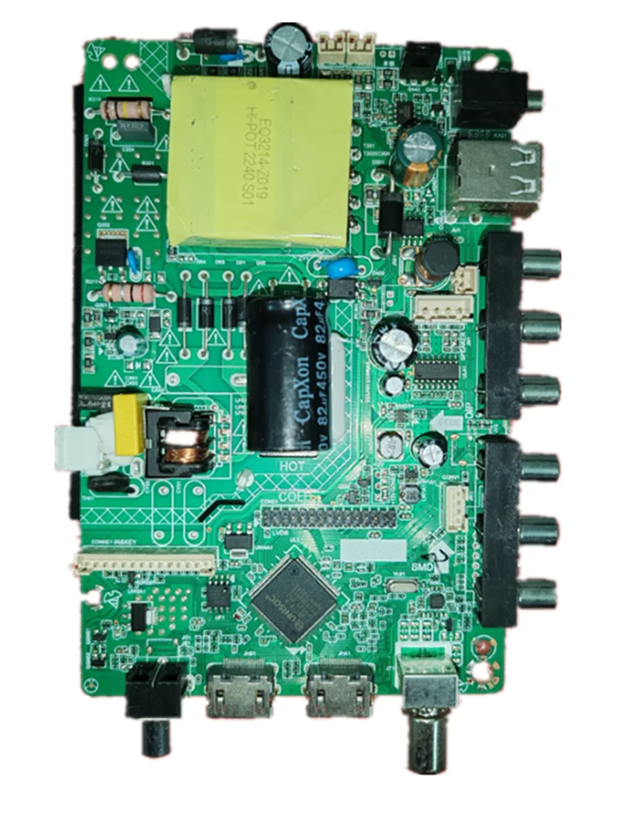 ZP.S53.818R00   Three in one TV motherboard, tested, physical photo, for 2av 50--85V 700ma  45w 1