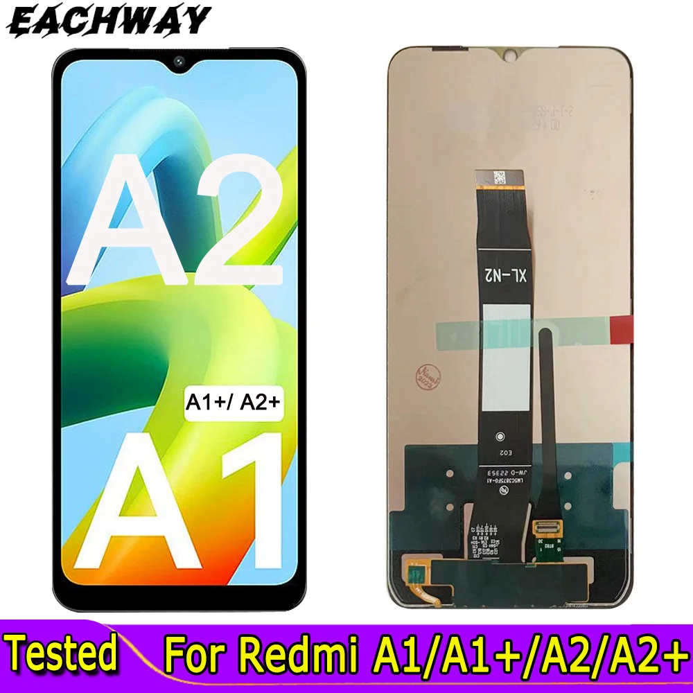 For Xiaomi Redmi A1 A2 LCD Display Screen Touch Screen Digitizer Assembly Replace 6.52\