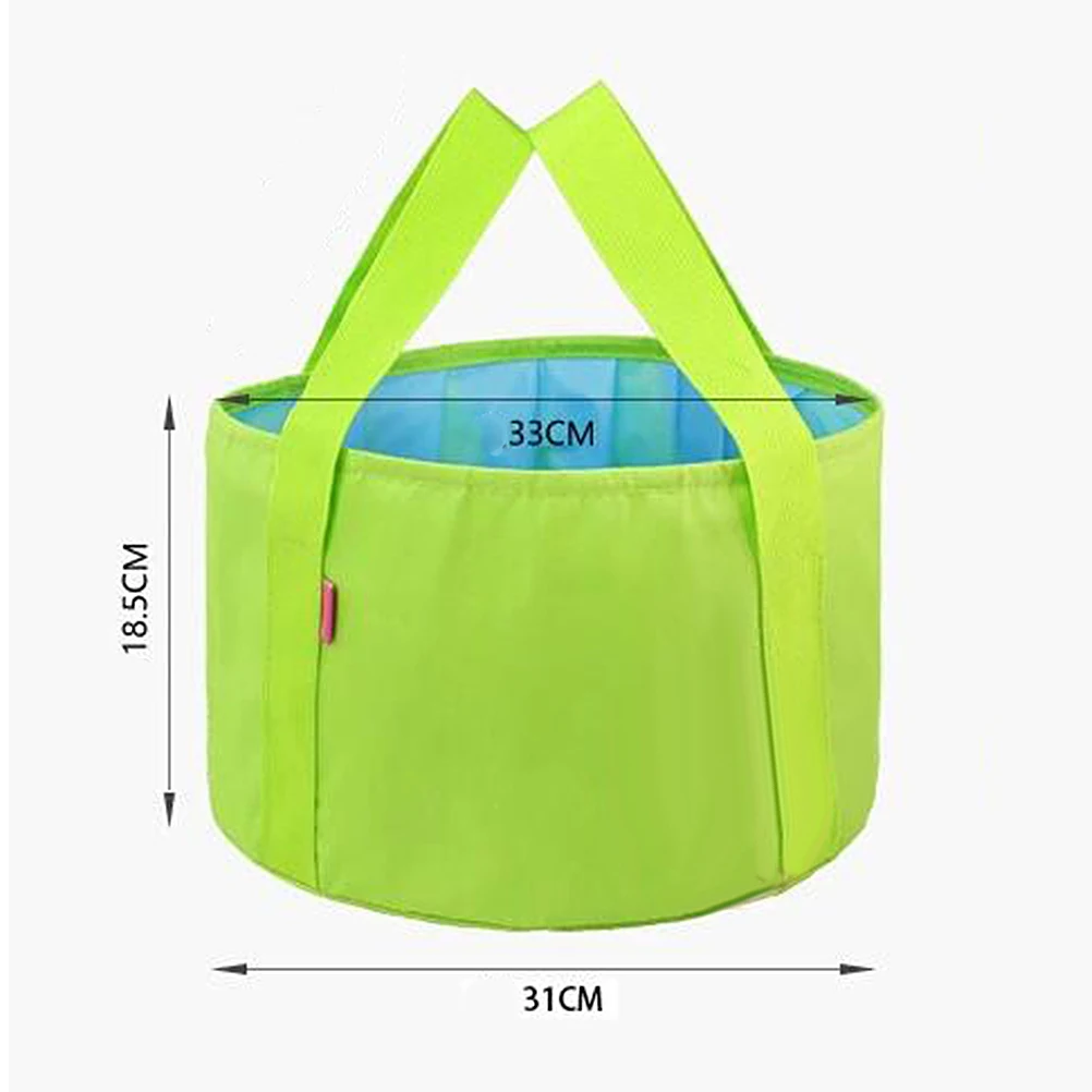 

15L Portable Folding Bucket Waterproof Outdoor Basin For Camping Hiking Travel Foldable Buckets Containers Storage Bins