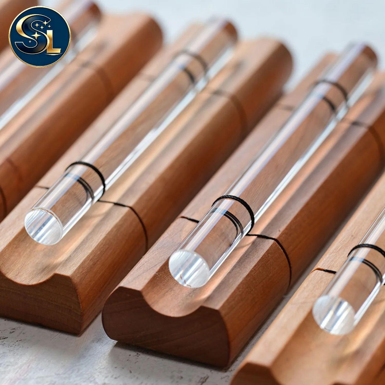 STAR LINKUP Quartz Crystal Sound Bundle, Bells and Chimes for Yoga Meditation Sound Healing, Percussion Musical Instruments